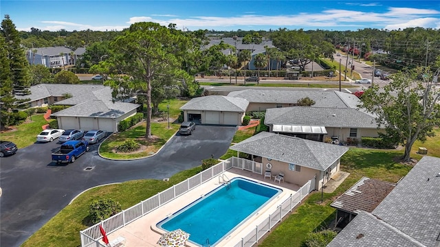 2188 Corinne Ct S Unit A, Saint Petersburg, FL 33712 - aerial perspective of suburban area with a pool area