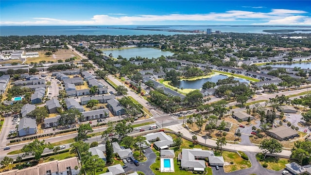2188 Corinne Ct S Unit A, Saint Petersburg, FL 33712 - aerial view of property and surrounding area featuring a large body of water and nearby suburban area