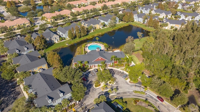 5681 Bidwell Pkwy Unit 102, Sarasota, FL 34233 - aerial view of property's location featuring nearby suburban area and a large body of water