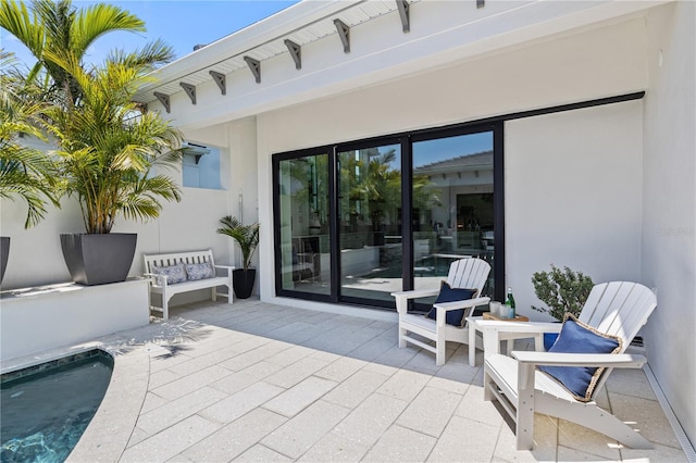 5910 Red Mangrove Ln, Bradenton, FL 34210 - view of patio / terrace with an outdoor pool