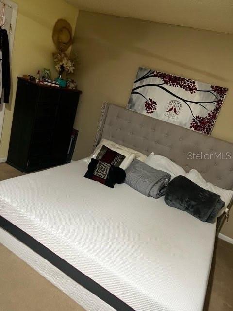 bedroom with baseboards