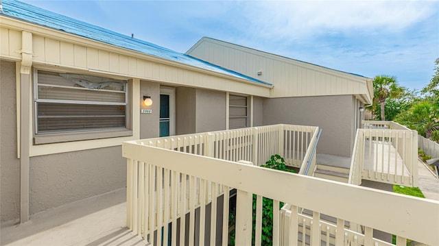 5964 7th Ave W Unit 5964, Bradenton, FL 34209 - property entrance with stucco siding