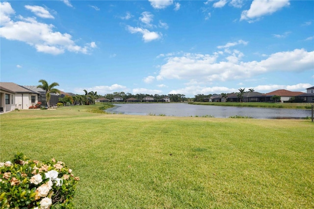 water view with nearby suburban area