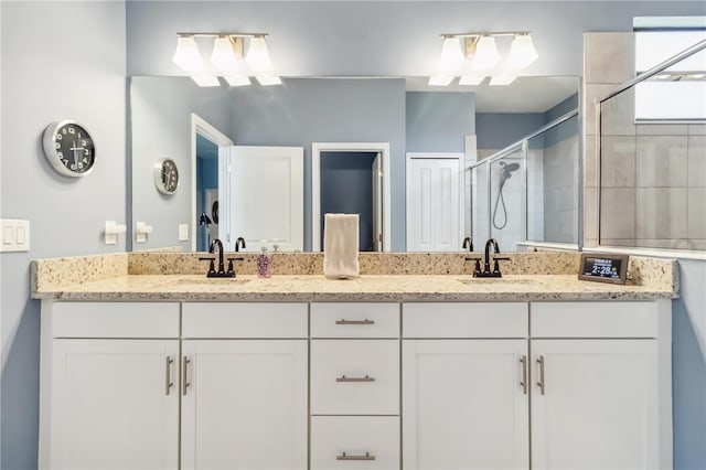 5165 Coral Reef Way, Bradenton, FL 34211 - full bathroom with a shower stall and double vanity