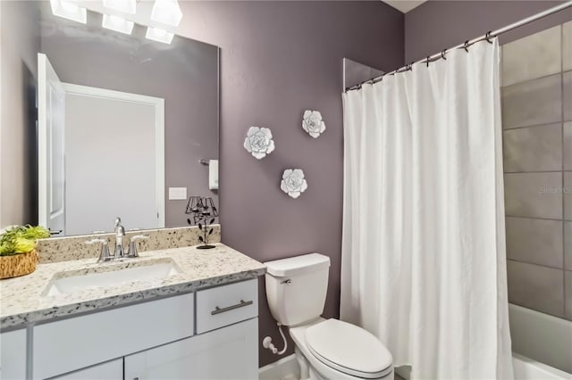 5165 Coral Reef Way, Bradenton, FL 34211 - bathroom with toilet, vanity, and shower / tub combo