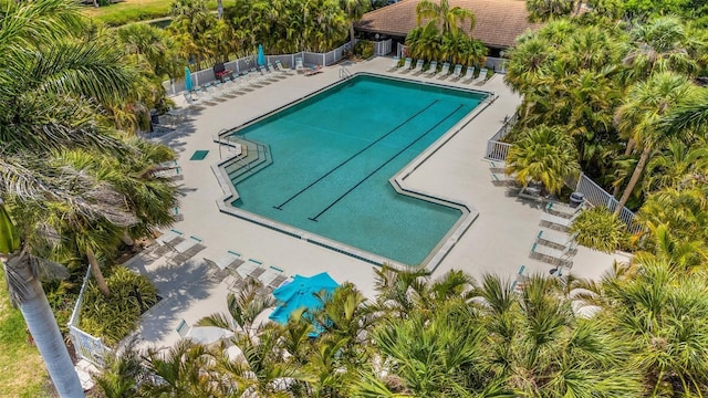 5632 Ashton Lake Dr Unit 5632, Sarasota, FL 34231 - community pool featuring fence