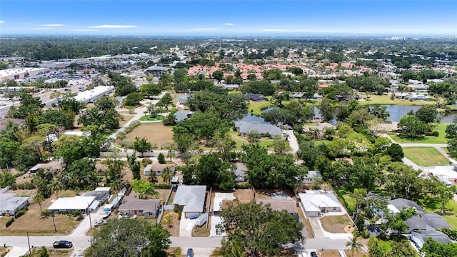 3616 Stardust Pl, Sarasota, FL 34232 - aerial overview of property's location with a nearby body of water and nearby suburban area
