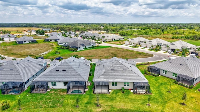aerial perspective of suburban area