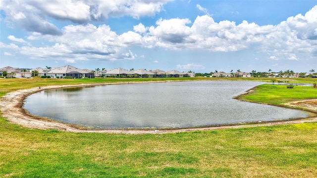 water view featuring nearby suburban area