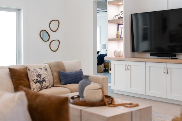 view of living area