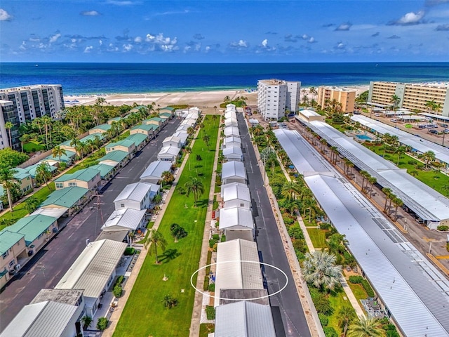 aerial view of unending shoreline