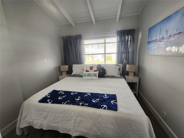 5858 Midnight Pass Rd Unit 27, Sarasota, FL 34242 - bedroom featuring baseboards and wood finished floors