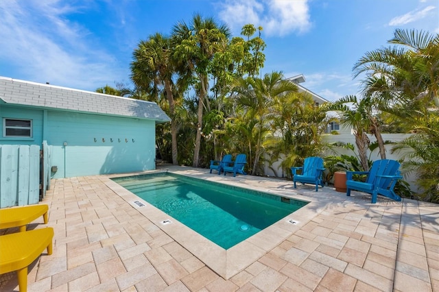 205 71st St Unit B, Holmes Beach, FL 34217 - outdoor pool with a patio area and fence