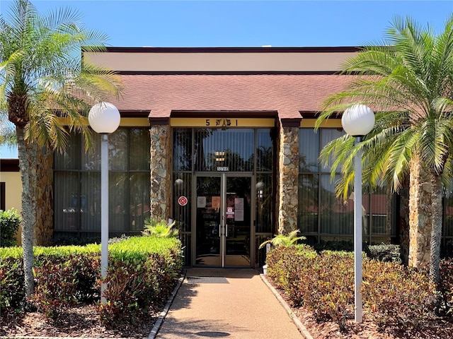1214 56th St W Unit 1214, Bradenton, FL 34209 - doorway to property featuring french doors