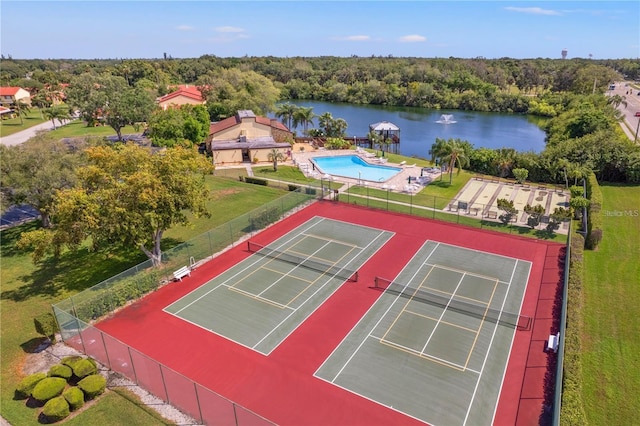 1214 56th St W Unit 1214, Bradenton, FL 34209 - aerial view of a nearby body of water and a pool