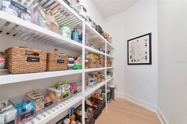 view of pantry