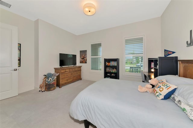 bedroom featuring carpet flooring