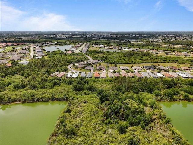 13180 SW Pembroke Cir N, Lake Suzy, FL 34269 - aerial view of residential area with a large body of water