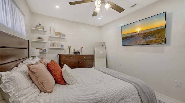 bedroom featuring baseboards