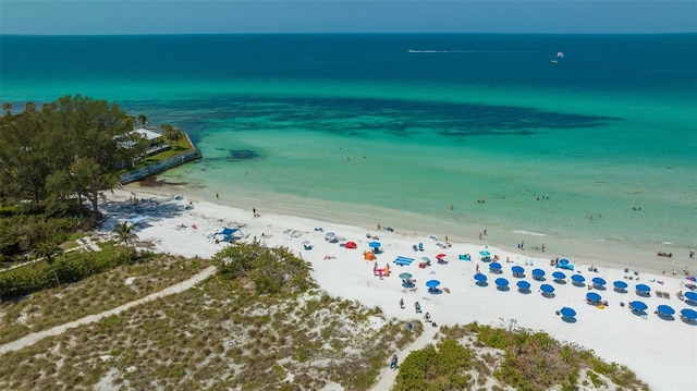 bird's eye view of expansive coastline