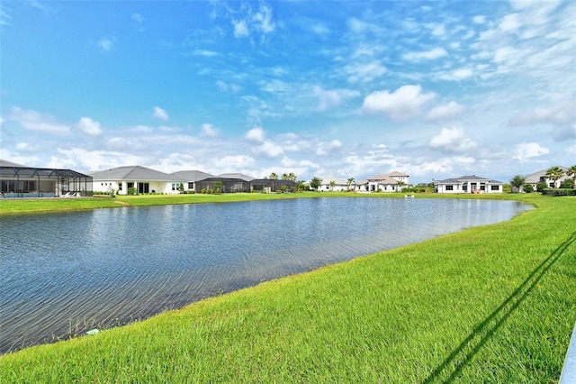 water view featuring nearby suburban area