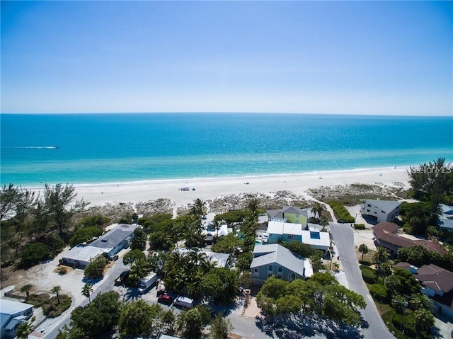 102 48th St, Holmes Beach, FL 34217 - bird's eye view of waterfront with a beach