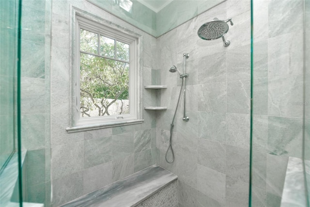 102 48th St, Holmes Beach, FL 34217 - full bathroom featuring a tile shower