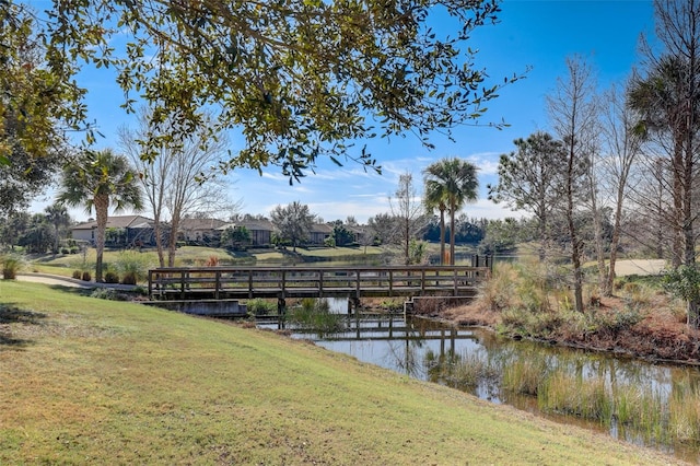 12822 Del Corso Loop, Bradenton, FL 34211 - dock with a lawn and a water view