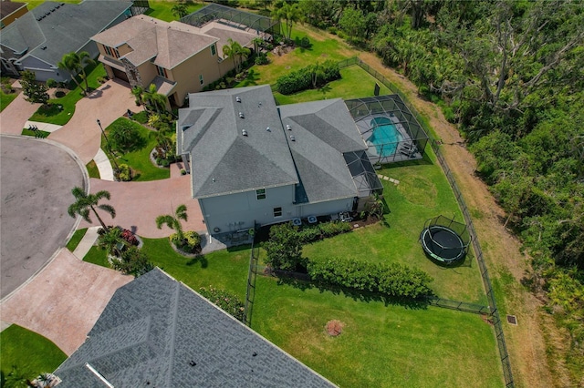5805 49th Ct E, Ellenton, FL 34222 - aerial view of a pool area