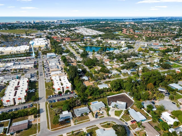 6442 Colonial Dr, Sarasota, FL 34231 - aerial view of property and surrounding area with a large body of water