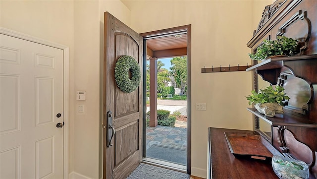 1934 Bougainvillea St, Sarasota, FL 34239 - foyer entrance featuring baseboards