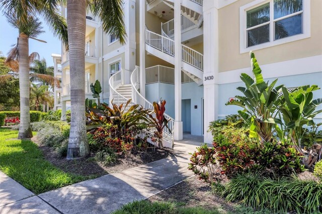 3430 77th St W Unit 103, Bradenton, FL 34209 - property entrance featuring stucco siding