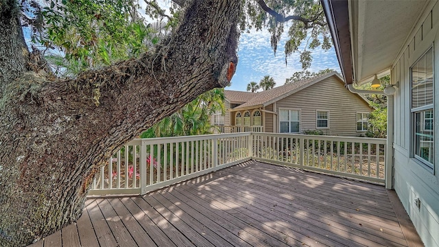 view of deck