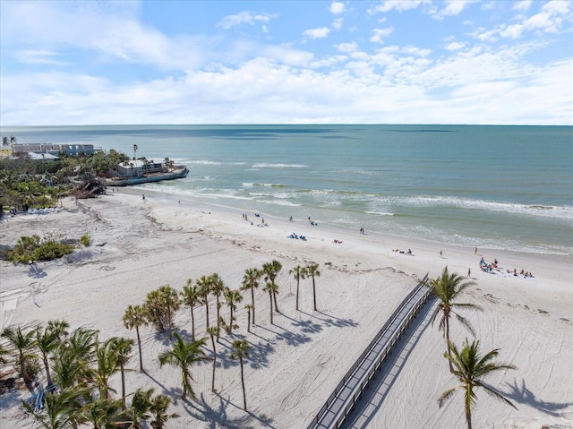 water view featuring nearby beach
