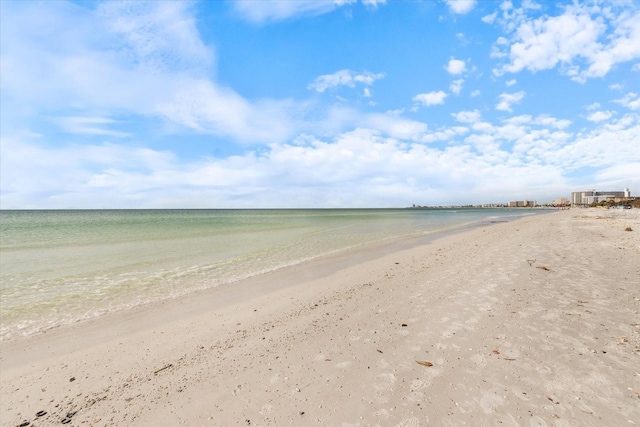 water view featuring nearby beach