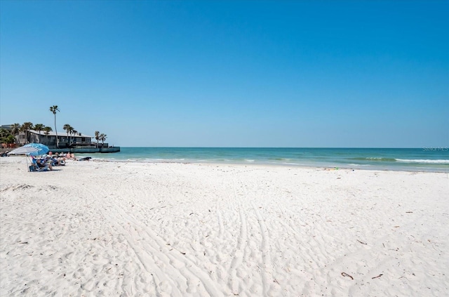 water view featuring nearby beach