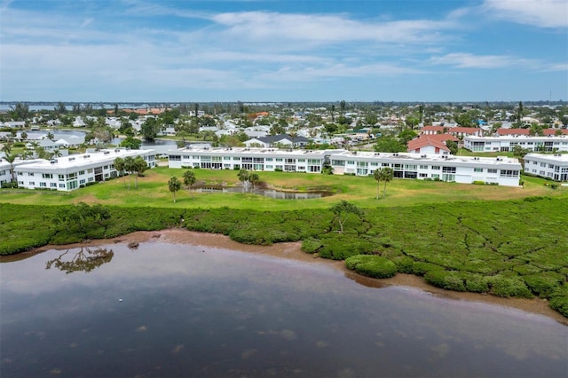 bird's eye view of a large body of water