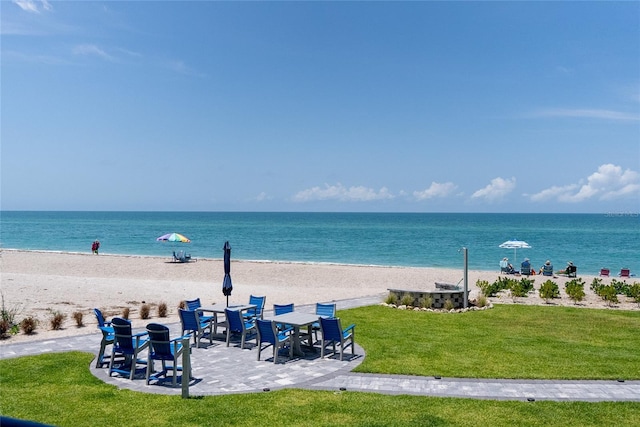 2400 N Beach Rd Unit 1, Englewood, FL 34223 - water view with nearby beach