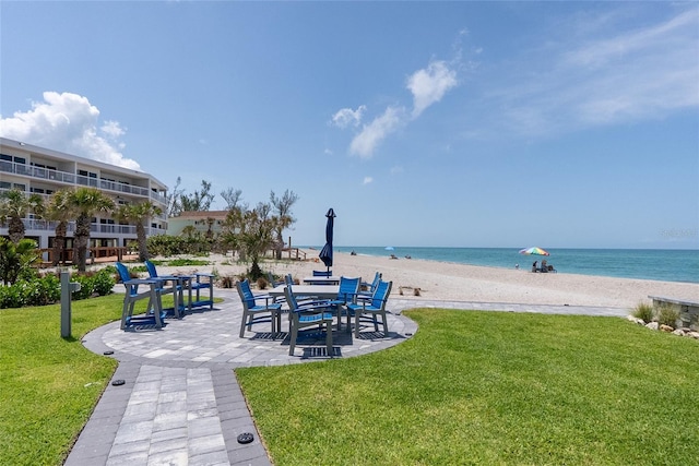 2400 N Beach Rd Unit 1, Englewood, FL 34223 - water view with nearby beach