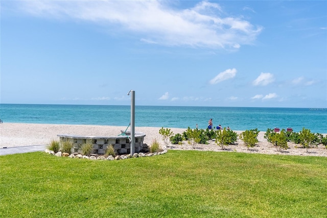 2400 N Beach Rd Unit 1, Englewood, FL 34223 - water view featuring local beach