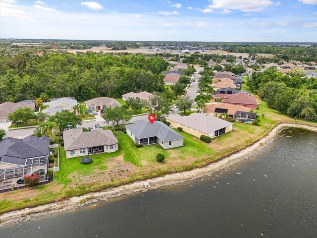 2808 124th Ave E, Parrish, FL 34219 - aerial view of residential area featuring a large body of water