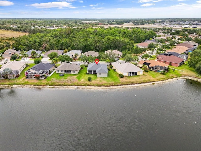 2808 124th Ave E, Parrish, FL 34219 - aerial view of residential area with a nearby body of water