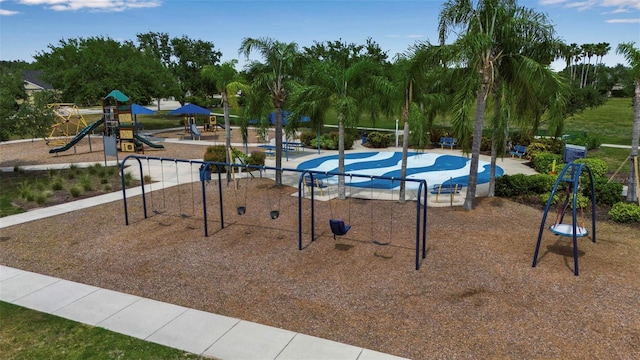 view of pool