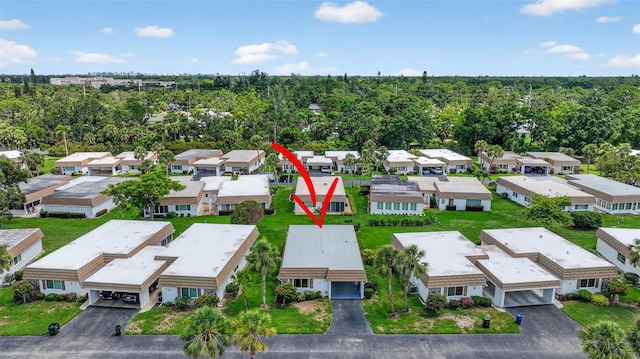 2733 Riverbluff Pl Unit V57, Sarasota, FL 34231 - aerial perspective of suburban area