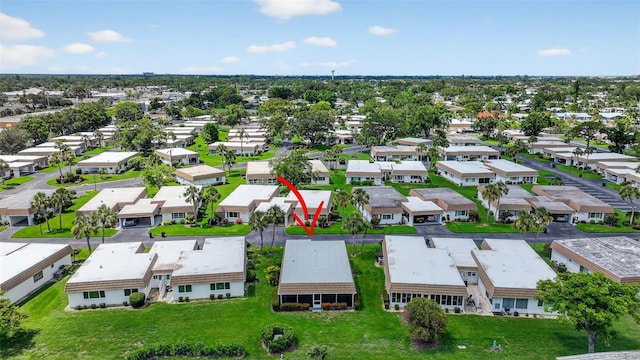 2733 Riverbluff Pl Unit V57, Sarasota, FL 34231 - aerial perspective of suburban area