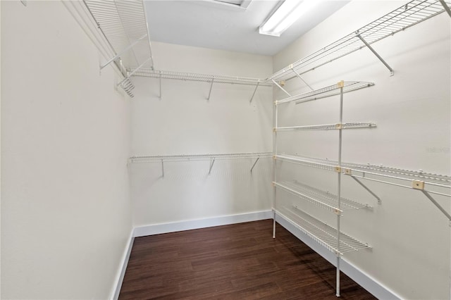 911 Cimarron Cir, Bradenton, FL 34209 - walk in closet featuring wood finished floors
