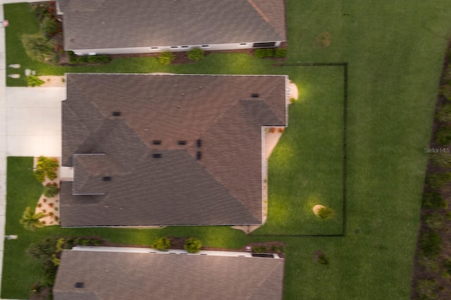 view from above of property
