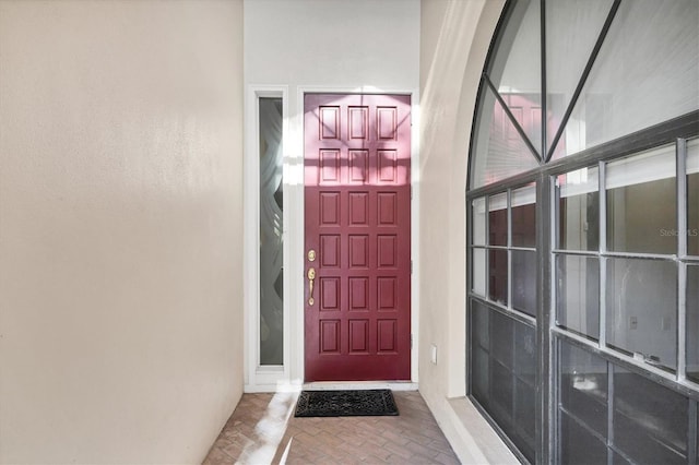 4517 Las Brisas Ln, Sarasota, FL 34238 - entrance to property with stucco siding