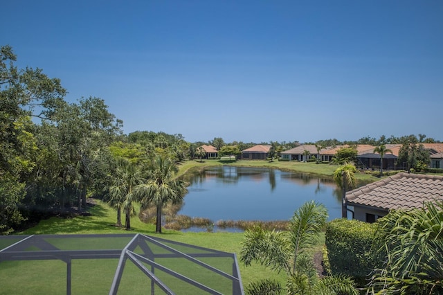 8191 Gabanna Dr, Sarasota, FL 34231 - water view with nearby suburban area