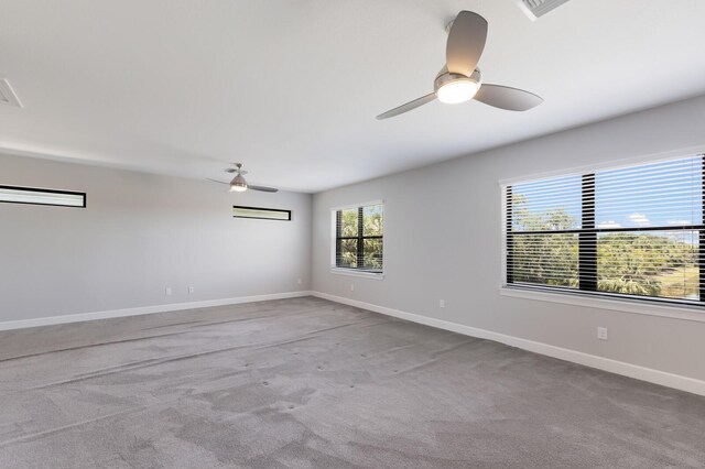 8191 Gabanna Dr, Sarasota, FL 34231 - carpeted empty room featuring ceiling fan and baseboards